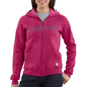 Carhartt Women's Midweight Graphic Hooded Sweatshirt Hot Pink Heather - Long sleeves t-shirts - $24.99 