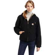 Carhartt Women's Sandstone Sierra Jacket/Sherpa-Lined Black - Jacket - coats - $49.99 