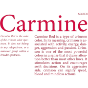 Carmine - Teksty - 