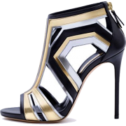 Casadei - Silver and gold heels - Classic shoes & Pumps - 