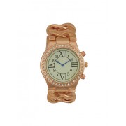 Chain Strap Rhinestone Bezel Watch - Ure - $13.99  ~ 12.02€