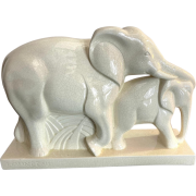 Charles Lemanceau elephant statue 1930s - Items - 