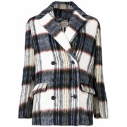 Checked Double Breasted Jacket - Myファッションスナップ - $380.00  ~ ¥42,768