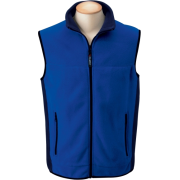 Chestnut Hill CH960 Polartec Colorblock Full-Zip Vest True Royal/True Navy - Vests - $25.32 