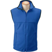 Chestnut Hill Elastic Drawcord Microfleece Vest. CH905 True Royal - Vests - $18.38 