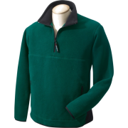 Chestnut Hill Men's Polartec Colorblock Quarter Zip Pullover. CH970 Darkest Green/Black - Пуловер - $34.99  ~ 30.05€