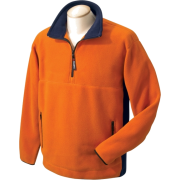 Chestnut Hill Men's Polartec Colorblock Quarter Zip Pullover. CH970 Oj/True Navy - Пуловер - $34.99  ~ 30.05€