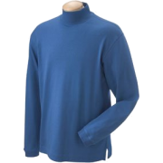 Chestnut Hill Pima Mock Turtleneck. CH230 Atlantic - Koszulki - długie - $15.92  ~ 13.67€