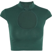 Chinese knotted short-sleeved t-shirt - Košulje - duge - $21.99  ~ 139,69kn