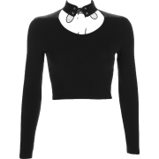 Choker collar chain openwork long-sleeve - Koszule - długie - $19.99  ~ 17.17€