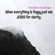 Clarity of JESUS - Background - 