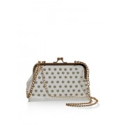 Clear Faux Pearl Studded Crossbody Bag - Hand bag - $12.99 