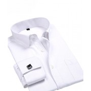 Cloudstyle Men's Dress Shirt Slim Fit Button Down Stripe Checked Shirt - Shirts - $18.99  ~ £14.43