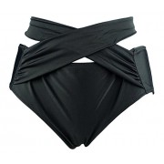 Cocoship Women's High Waisted Cross Straps Bikini Bottom Chic Back Tie Brief(FBA) - Swimsuit - $14.99 