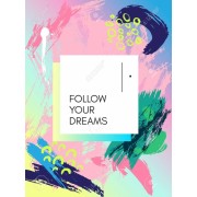 Colorful Poster with Quote - Fundos - 