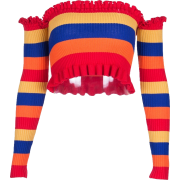 Colorful wool striped fashion lace long - Bolero - $25.99  ~ 165,10kn