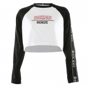 Contrast raglan sleeve letter webbing st - Košulje - kratke - $25.99  ~ 165,10kn