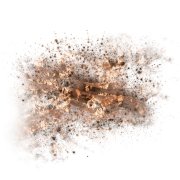Copper foil transparent splatter - Illustraciones - 