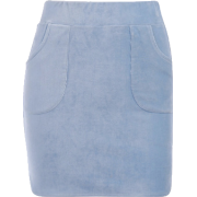 Corduroy Elastic Waist Skirt High Waist Pocket Hip Skirt - Suknje - $19.99  ~ 17.17€