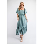 Cotton Gauze Maxi Dress - Vestidos - $107.25  ~ 92.12€