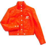 Courrèges Red Vinyl Jacket - Jacket - coats - $1,230.00 