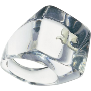 Courrèges Transparent Ring - Rings - $67.00 