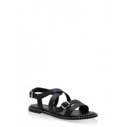 Criss Cross Ankle Strap Sandals - Сандали - $12.99  ~ 11.16€