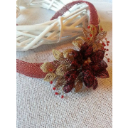 Crocheted Wire necklace with Ganutell  - My photos - 