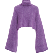 Cropped Mohair-Blend Turtleneck - 套头衫 - 