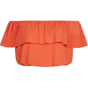 Crop top orange - Koszulki bez rękawów - 