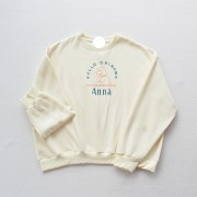 Cute Anna printed loose and velvet long- - Pullover - $27.99  ~ 24.04€