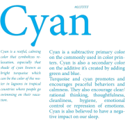 Cyan text - Teksty - 