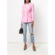 D&G pink blazer and jeans - Myファッションスナップ - 