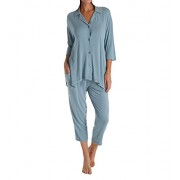 DKNY Jeans Donna Karan Sleepwear Notch Collar Capri PJ Set (D296907) - Accessories - $50.99 