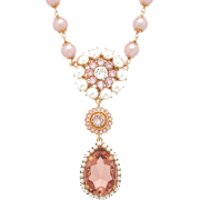 DOLCE & GABBANA Crystal and faux pearl d - Collane - 