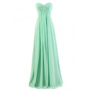 DRESSTELLS Sweetheart Bridesmaid Chiffon Prom Dresses Long Evening Gowns - Dresses - $19.99  ~ £15.19