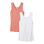 Daily Ritual Women's Midweight 100% Supima Cotton Rib Knit Tank Top, 2-Pack - Camicie (corte) - $18.00  ~ 15.46€