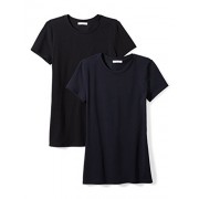 Daily Ritual Women's Stretch Supima Short-Sleeve Crew Neck T-Shirt, 2-Pack - Camicie (corte) - $20.00  ~ 17.18€
