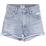 Danielle mid-rise denim shorts - Spodnie - krótkie - 