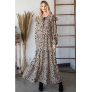 Dark Mocha Bohemian Maxi Dress - Vestiti - $78.10  ~ 67.08€
