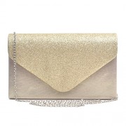 Dasein Women's Clutch Purses Evening Bags Envelope Frosted Handbag Party Prom Wedding Clutch - Borsette - $12.99  ~ 11.16€