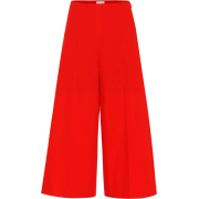 Delpozo Wide Leg Cotton Pants - Capri hlače - 