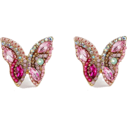 Diamond Butterfly Studs - Earrings - $1.89 