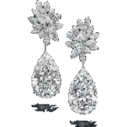 DiamondFlowerEarring - Orecchine - 