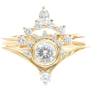 Diamond Unique Engagement Rings Set, Val - Prstenje - 