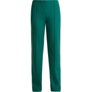 Diane Von F stretch green trousers - 西装 - 