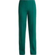 Diane Von F stretch green trousers - ジャケット - 