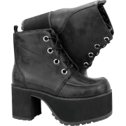 Distressed Ankle Nosebleed Boot Vegan - Boots - $110.00 