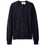 Dockers Girls' Uniform Cardigan with Bow Pocket - Camisa - longa - $17.20  ~ 14.77€