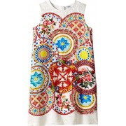Dolce & Gabbana Kids Womens Mambo Brocade Dress (Big Kids) - ワンピース・ドレス - $259.99  ~ ¥29,261